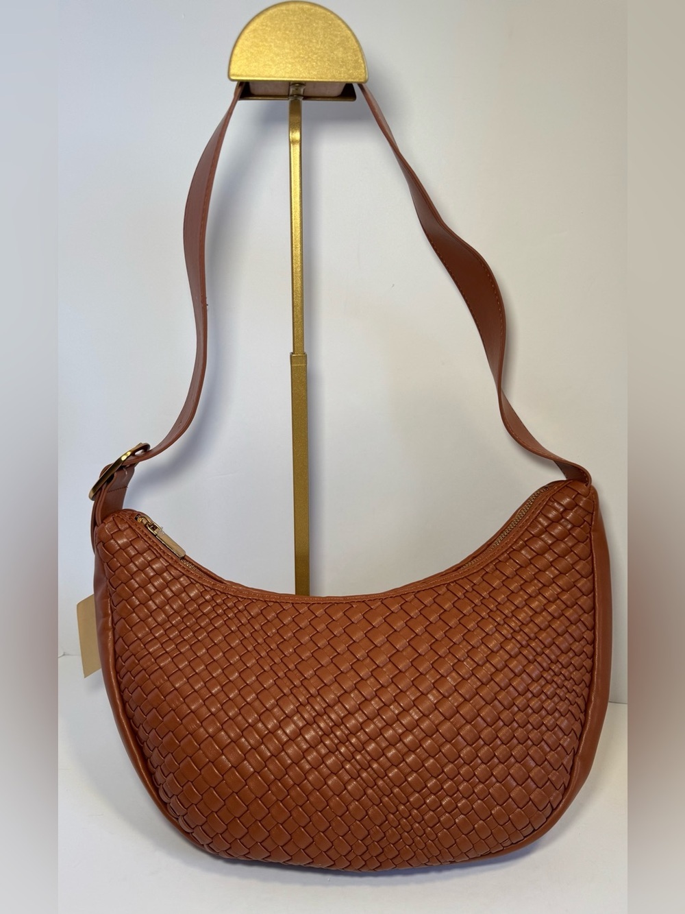 Rachel Zoe Woven Vegan Leather
Shoulder Bag